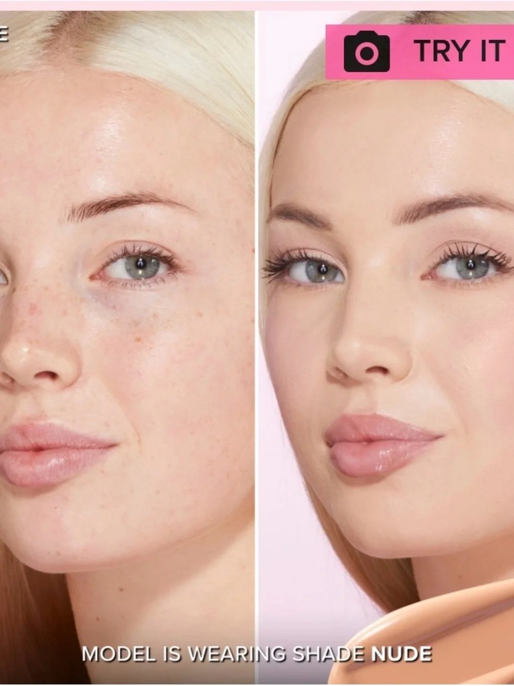 Too Faced Born This Way Foundation - Pink & Gold Packaging